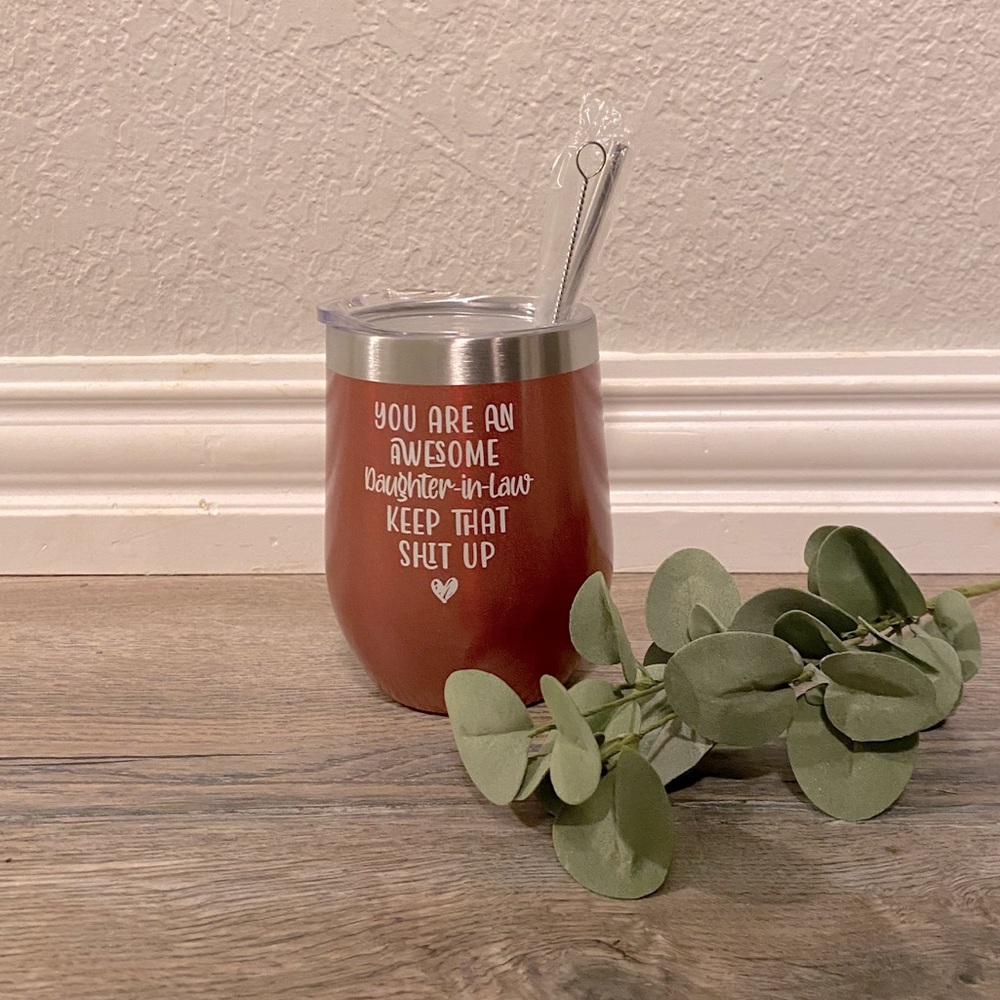 Daughter in Law Wine Tumbler